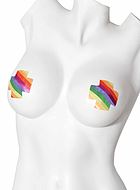 Självhäftande bröstvårtetäckare, regnbågsfärg